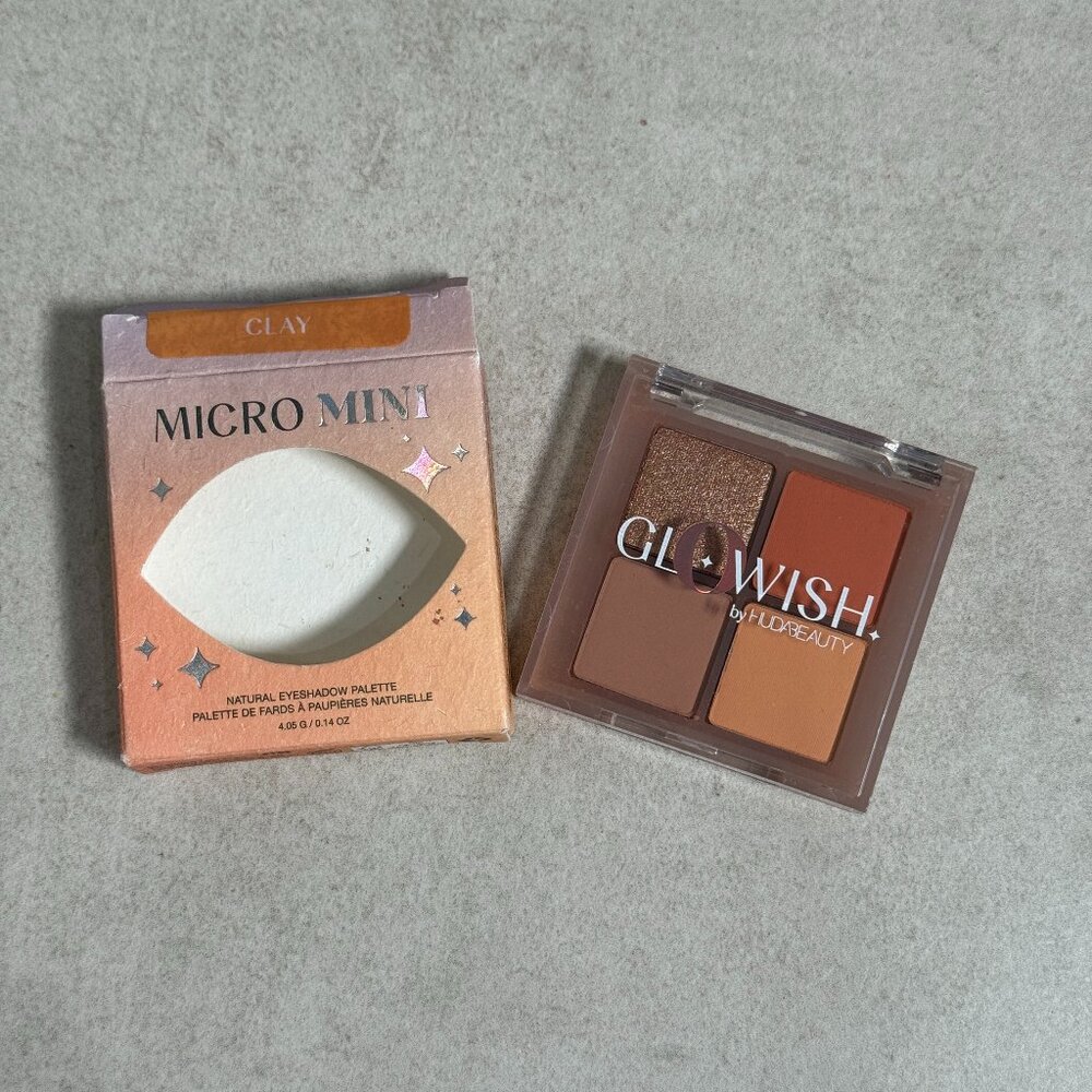 Glowish by Huda Beauty Mini Eyeshadow Palette Clay